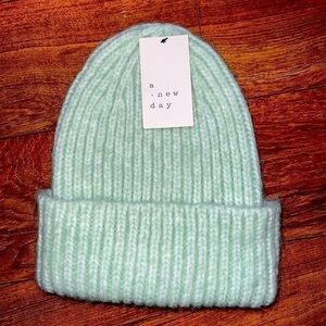 𝅺A New Day Toboggan Mint Green Soft Fuzzy